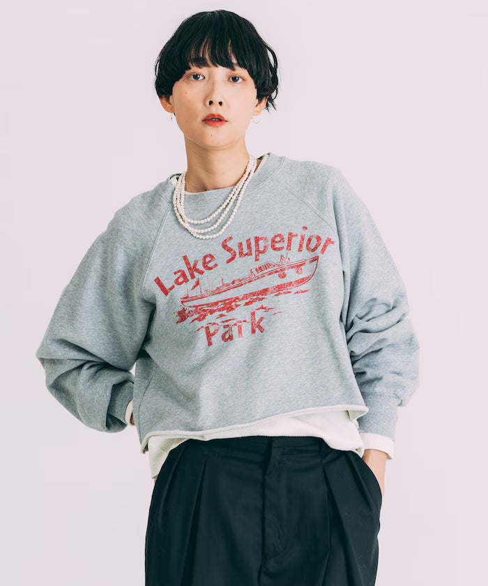 Grunge Cutoff Short Sweatshirt