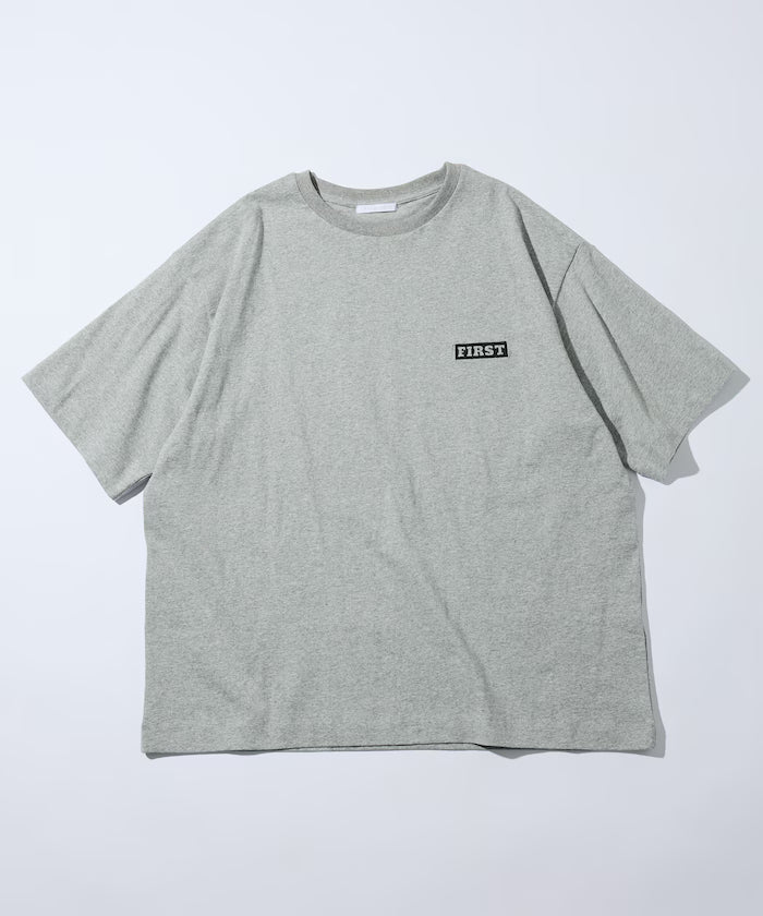6oz Front Logo Embroidery Crew Neck T-Shirt / Back Print T-Shirt PRINT LEFT CHEST EMBROIDERY BOX FIRST