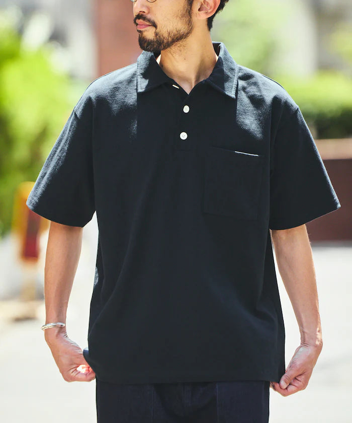 HEAVY WEIGHT/Heavyweight Short Sleeve Polo Shirt/T-Shirt/10.5 ounces