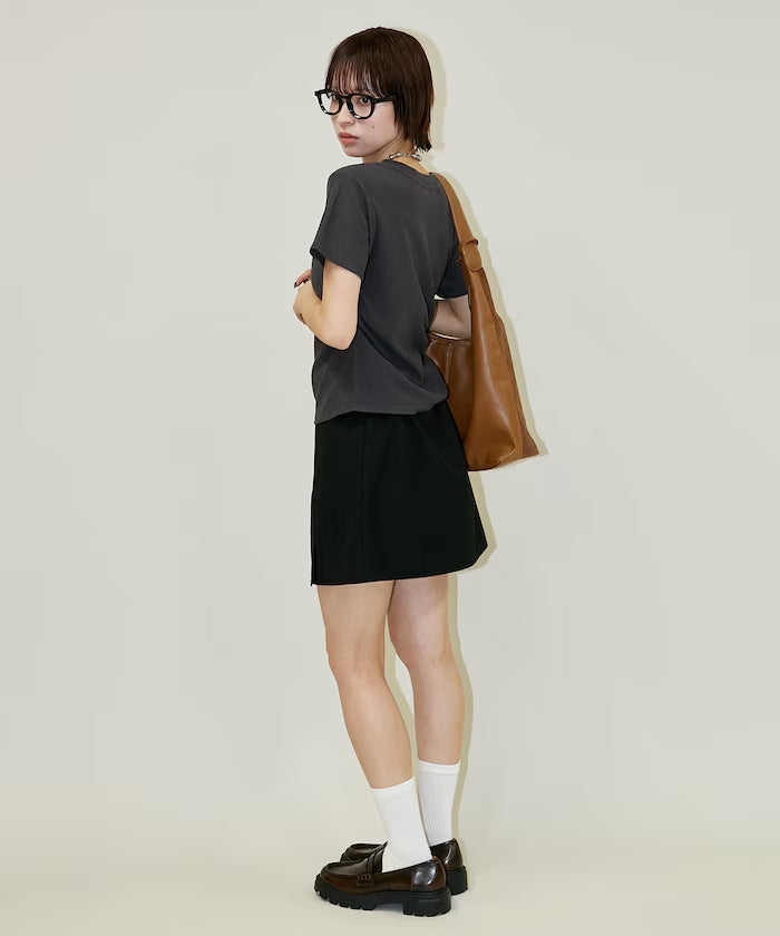 Light Waffle Waist Shirring T-Shirt Limited Edition