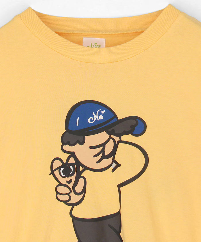 [May 22 12:00 Start of Sales] kaoyorinakami × FREAK'S STORE / Kaoyorinakami Special Order Peace Boy Tee