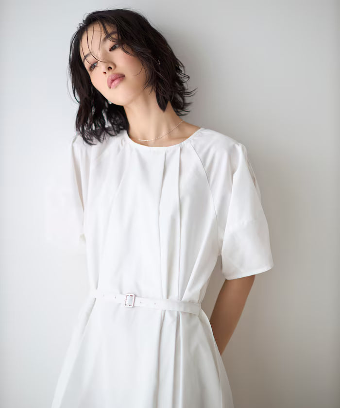 Balloon Sleeve 2WAY Dress / 5 Minute Sleeve