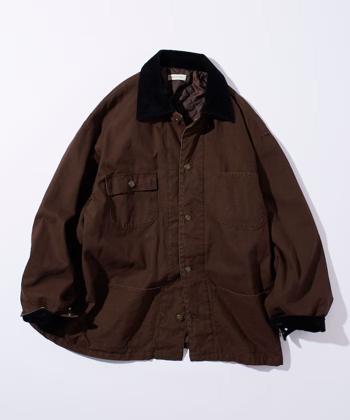 Big Silhouette Corduroy Switch Duck Coverall Jacket [Limited Edition]