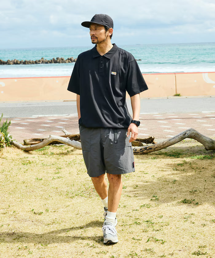 FREAK'S STORE for BEACH & FES Relax Fit One Point Logo Spindle Polo Shirt