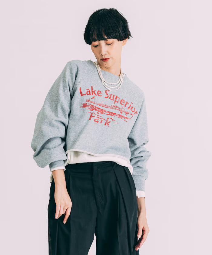 Grunge Cutoff Short Sweatshirt