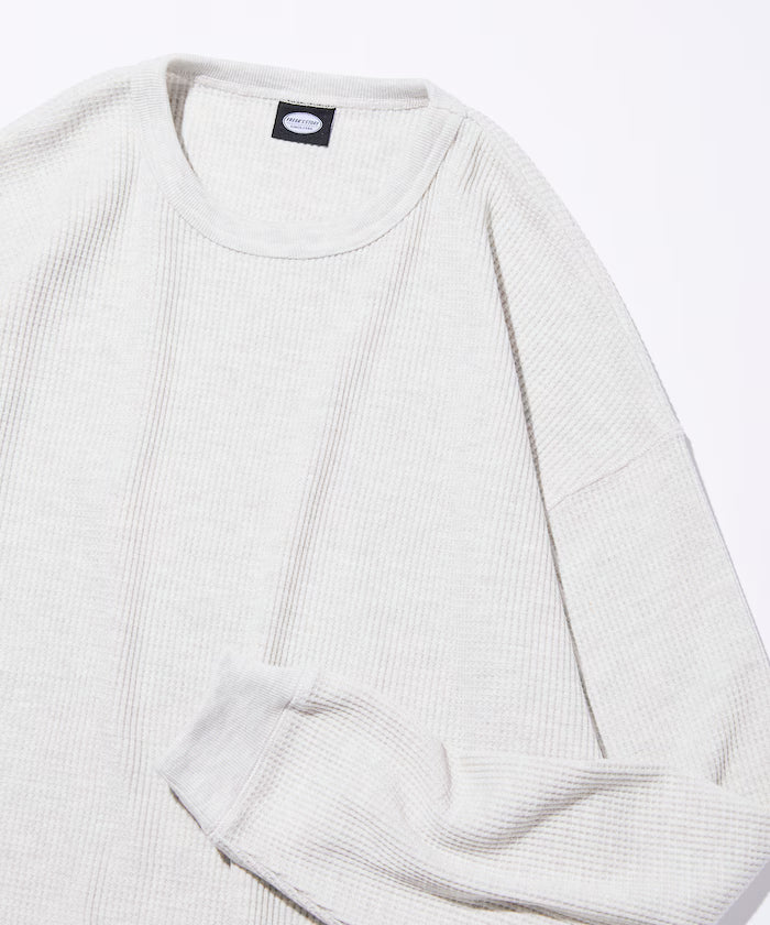 Big Silhouette Long Sleeve Waffle Thermal L/S T-shirt [Limited Edition]