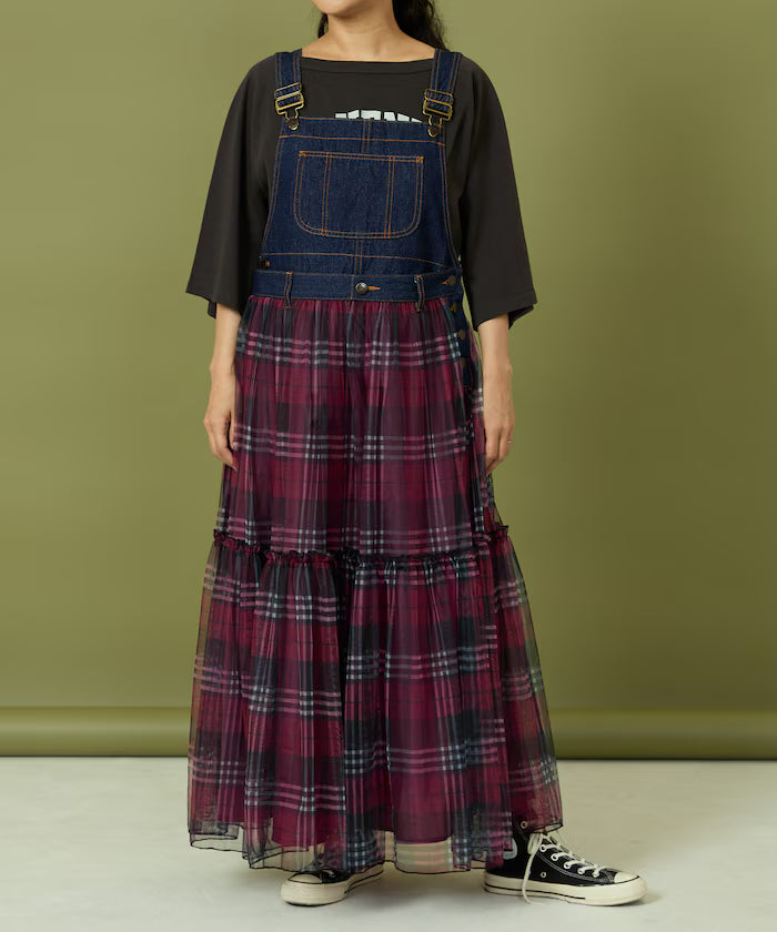 Tulle Docking Salopette Dress