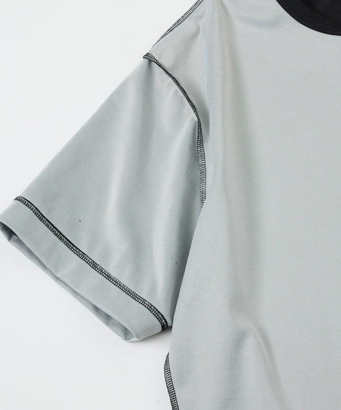 Relaxed Fit Reversible Cardboard Short Sleeve T-Shirt / Color Design
