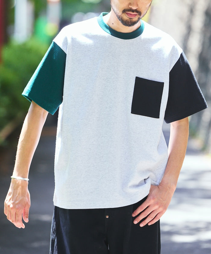 HEAVY WEIGHT/Heavy Weight Short Sleeve Crew Neck Pocket T-Shirt/10.5 ounces - Crazy