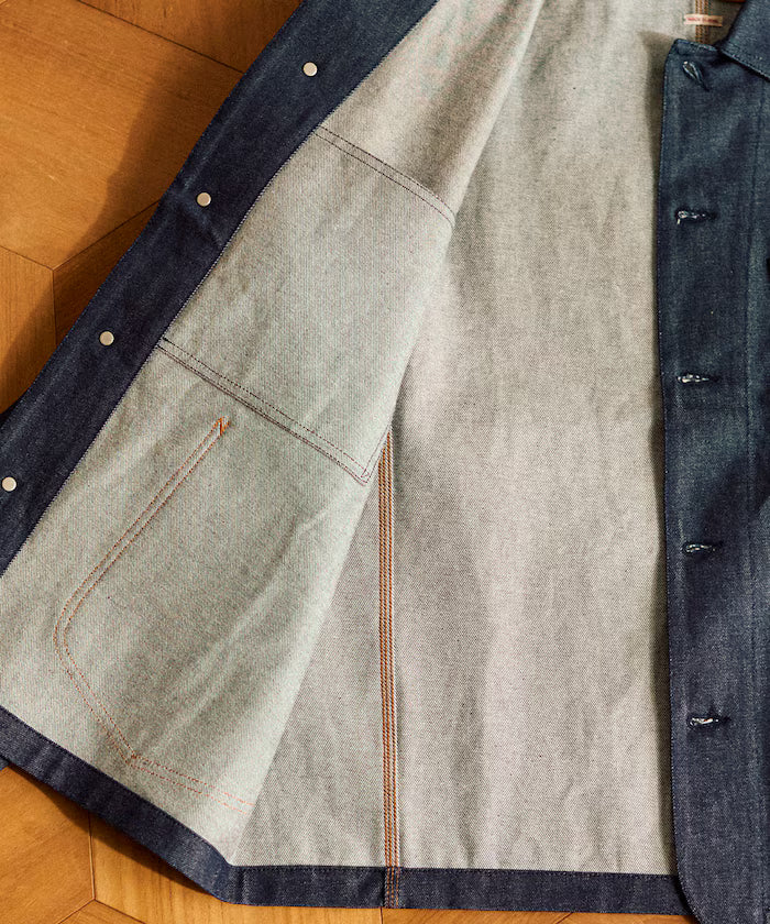 [Made in Japan] JAPAN DENIM COVERALL JACKET