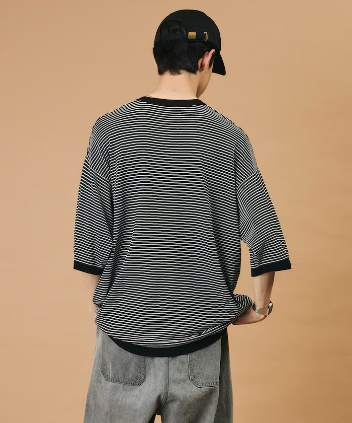 [New Color Added] SUPER ICE / Super Ice Crew Neck Knit T-Shirt / Contact Cooling