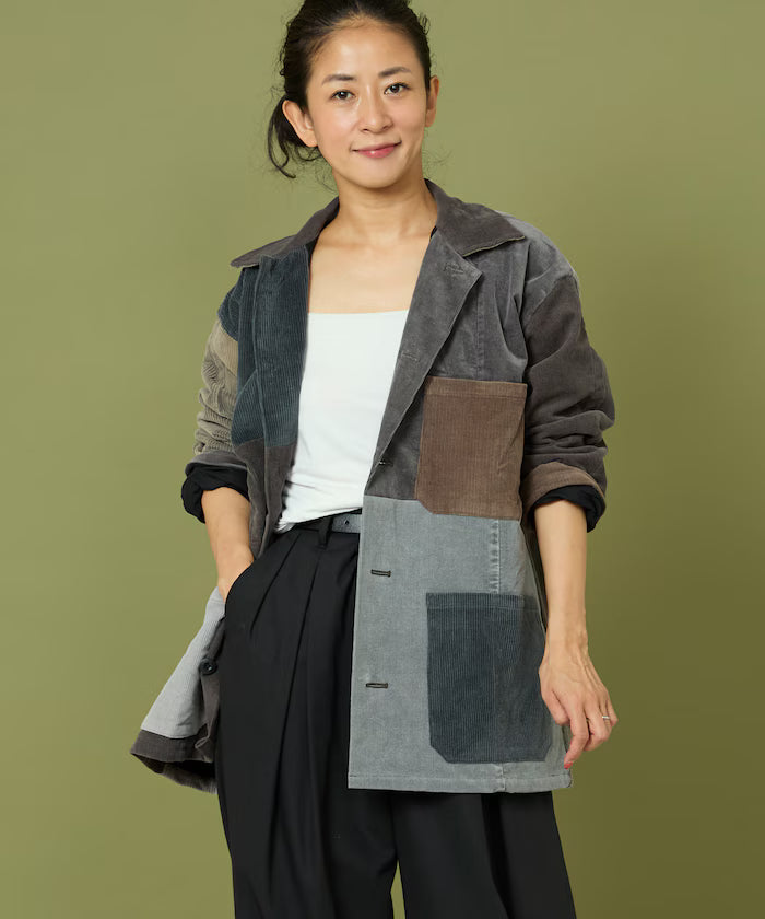Remake Corduroy Jacket - Gray