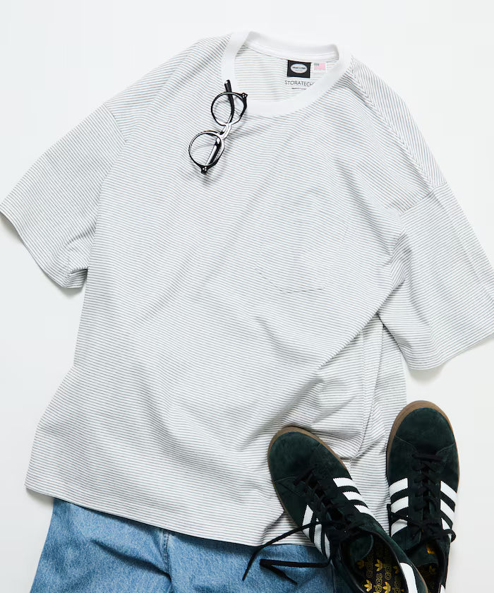 STORATECH Big Silhouette Pocket T-shirt/Antibacterial/Odor-resistant/Antimicrobial/UV Cut/Contact Cooling/Quick Drying 【Limited Edition】