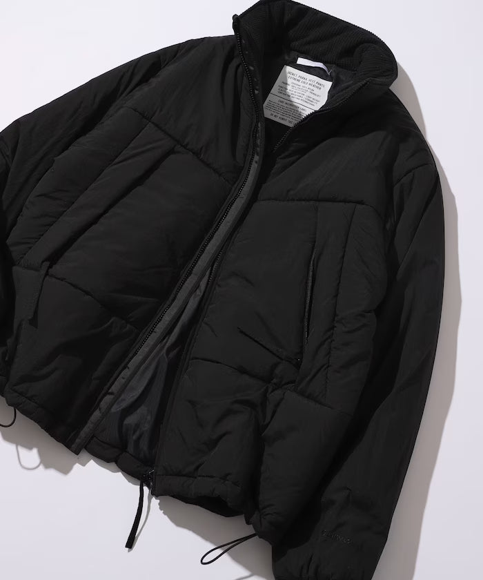 PRIMALOFT PUFF JACKET / Primaloft Stand Collar Puff Jacket / Insulated Blouson