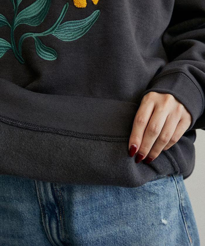 Daisy Embroidered Crew Sweat Limited Edition