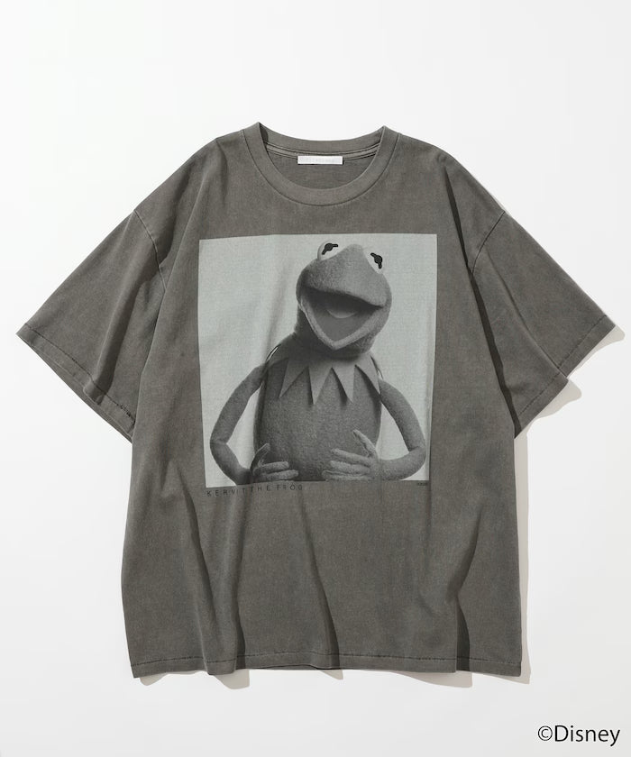 The Muppets / THE MUPPETS / PHOTO / Front Print Short Sleeve T-Shirt - Charcoal Gray