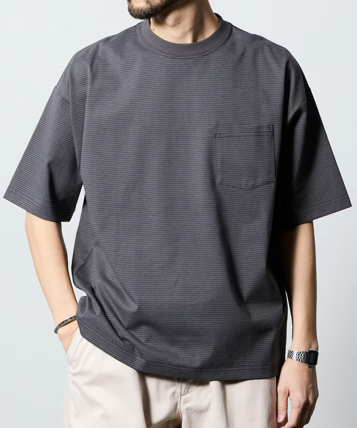 STORATECH/Wide Silhouette Crew Neck T-Shirt/Antibacterial/Odor Resistant/Antimicrobial/UV Cut/Contact Cooling/Water Absorbent and Quick Drying 【Limited Edition】