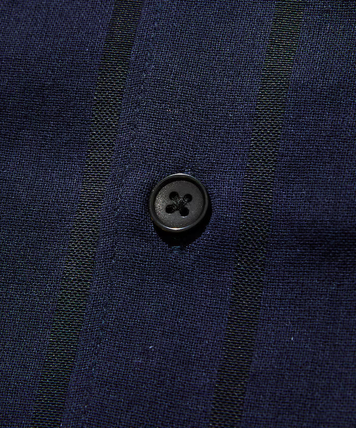 Relax Fit Relaxed Fit Shadow Stripe Open Color Shirt [Limited Release]