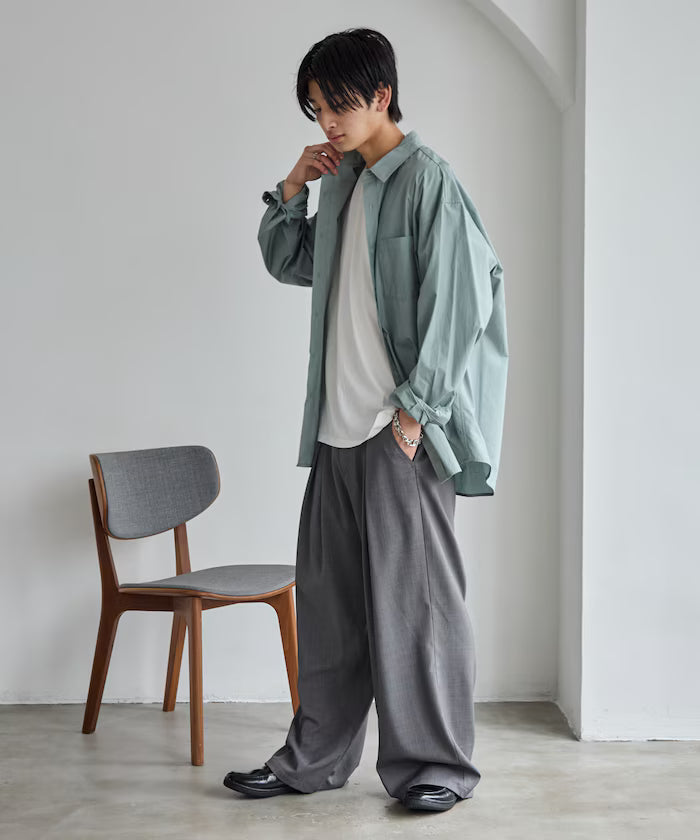Tuck Wide Slacks [Limited Edition]