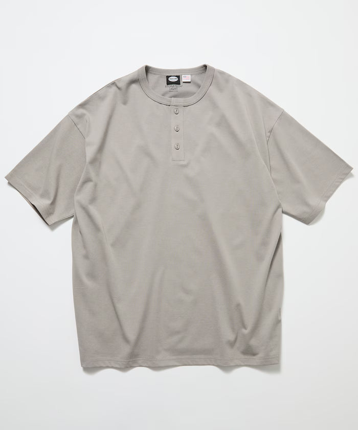STORATECH/Stratech Lightweight Henley Neck T-Shirt/Antibacterial/Odor Resistant/Antimicrobial/UV Cut/Contact Cooling/Dry Fast 【Limited Edition】