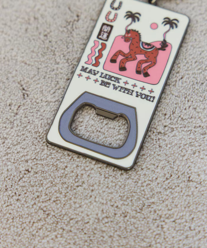 Fortune Key Holder Horse Motif Keychain