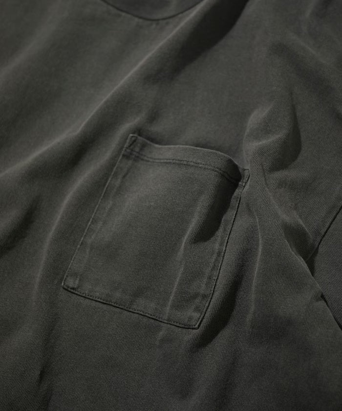 HEAVY WEIGHT/Pigment Dyed Short Sleeve Crew Neck Pocket T-Shirt/10.5 oz