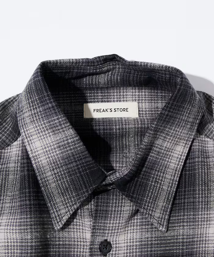 Wide Silhouette Ombre Check Spindle Shirt [Limited Edition]