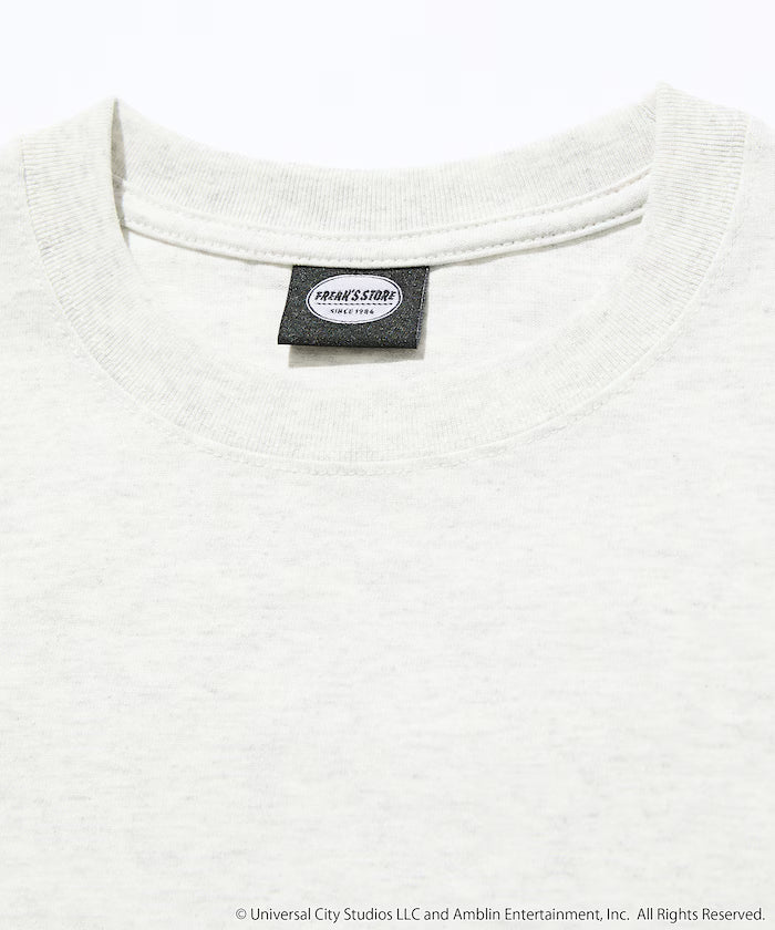 [BACK TO THE FUTURE] Limited Edition Big Silhouette Back Print Crew Neck T-Shirt [Limited Release]