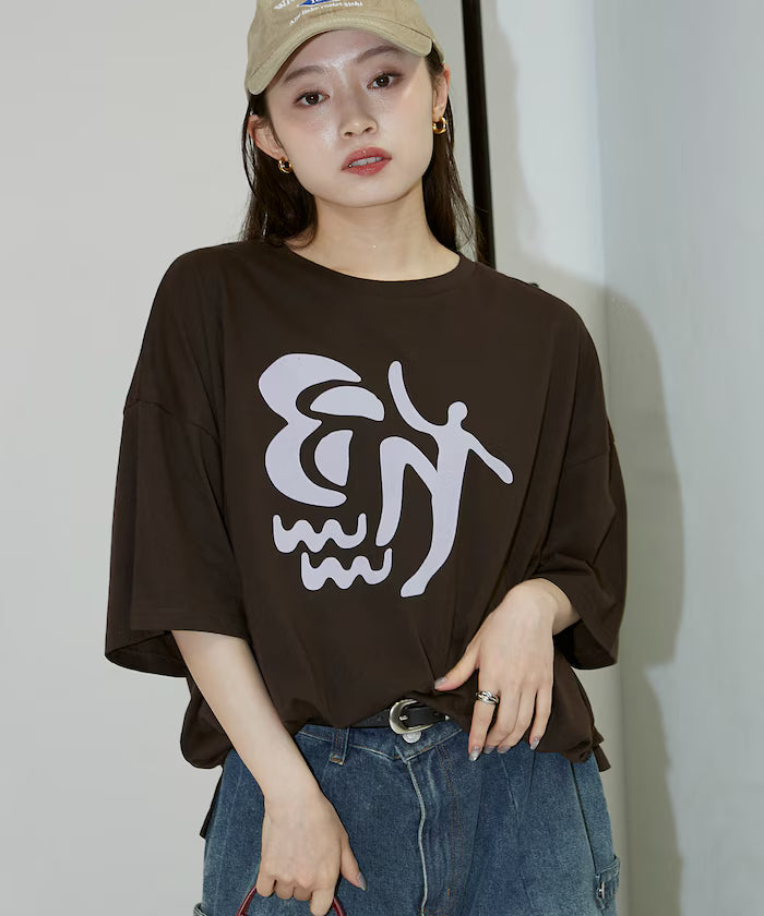 Flocky Nuance Art Big T-Shirt Limited Release