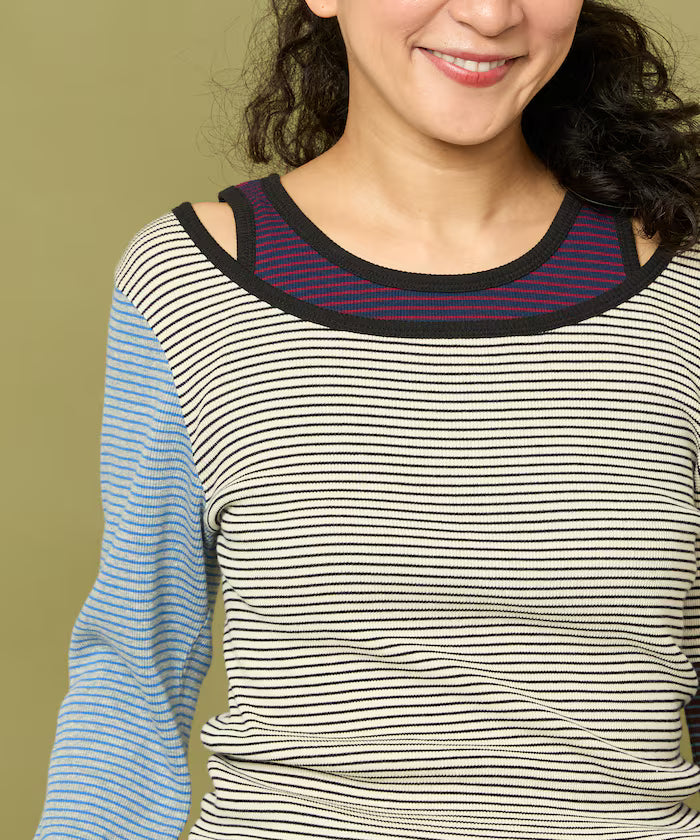 Healthknit Slim Stripe Tank T-Shirt SET