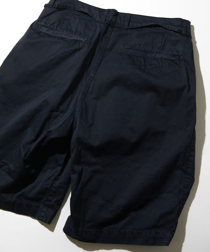 Extra Long Staple Organic Cotton 2 Tuck Chino Shorts