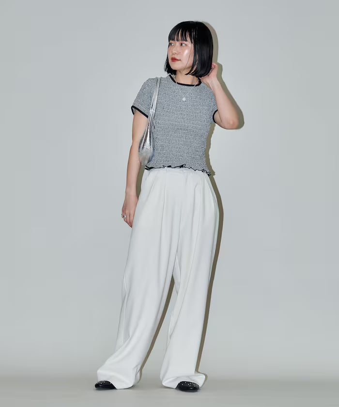 Shearing Design Check Pullover Shirt