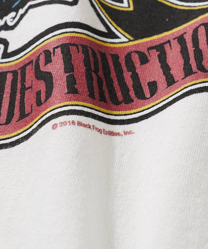 【EXCLUSIVE】GUNS N ROSES Guns and Roses Front Print Crew Neck T-Shirt