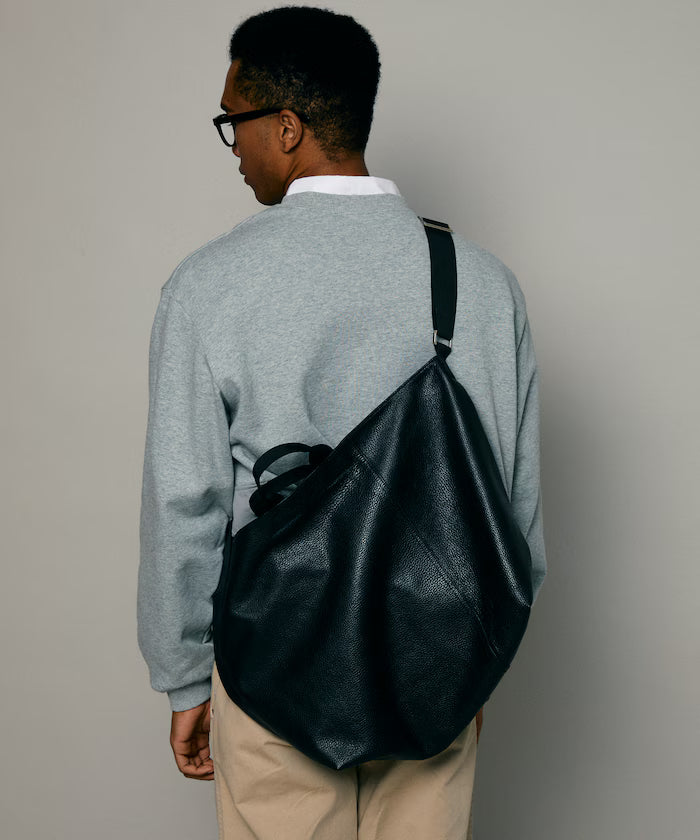 2WAY Leather Messenger Bag / 2WAY Leather Messenger Bag / Cowhide / Water-repellent leather