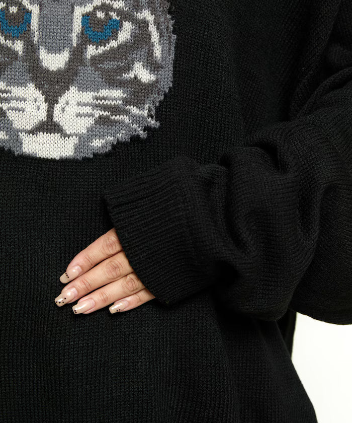 Various Cat Design Knit Limited Edition