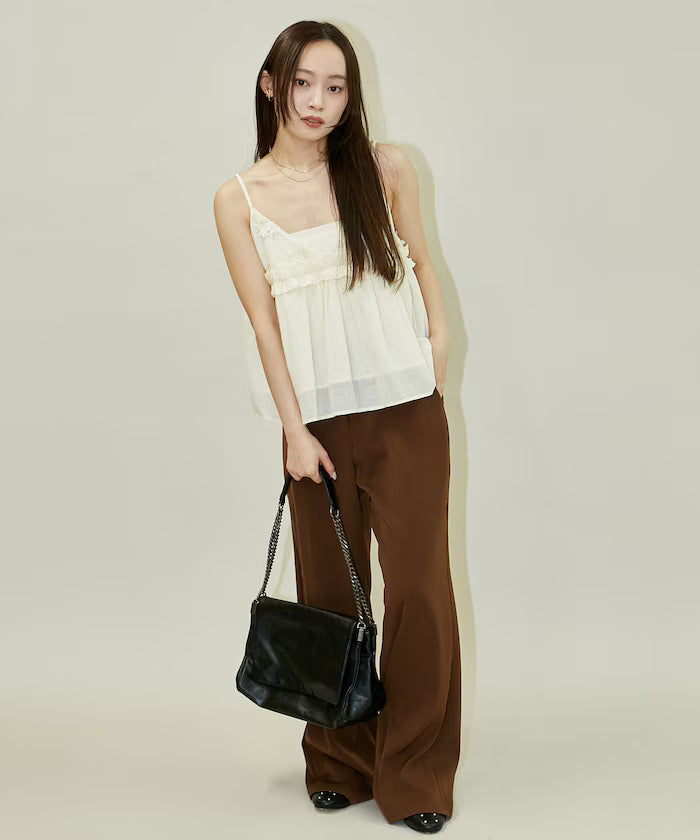 Floral Embroidery Detail Camisole Bustier Limited Edition
