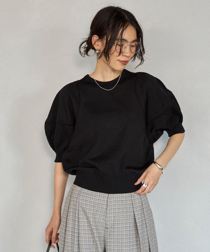 [March 11th 12:00 Release] Japan-Made Whole Garment Puff Sleeve Top