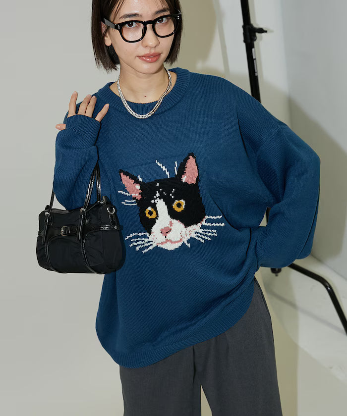 Various Cat Design Knit Limited Edition