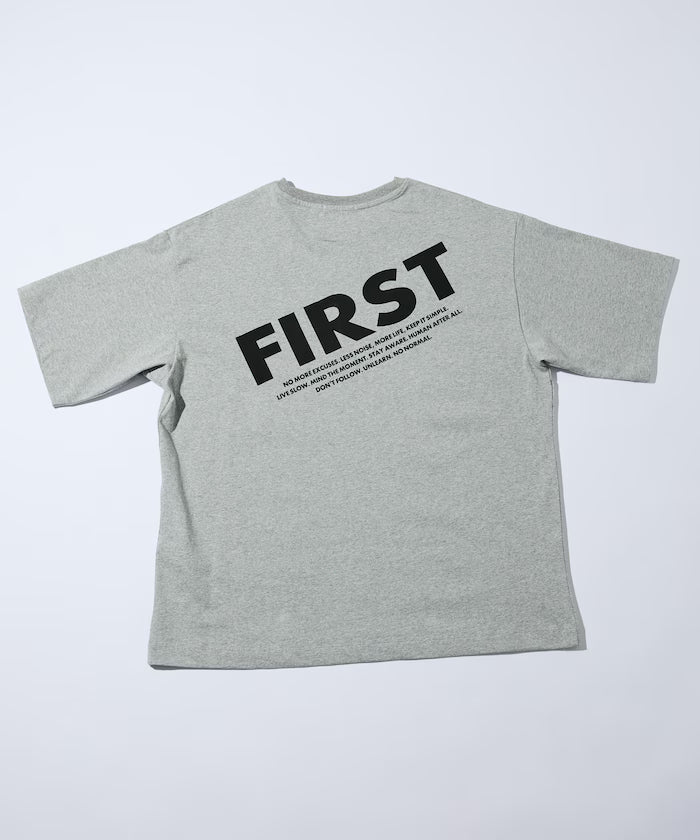 6 Ounce Front Logo Print Crew Neck T-Shirt / Back Print T-Shirt PRINT FRESH FIRST
