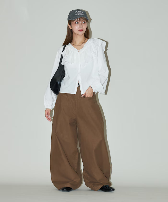 Barrel Pants with Slash Pocket Limited Edition