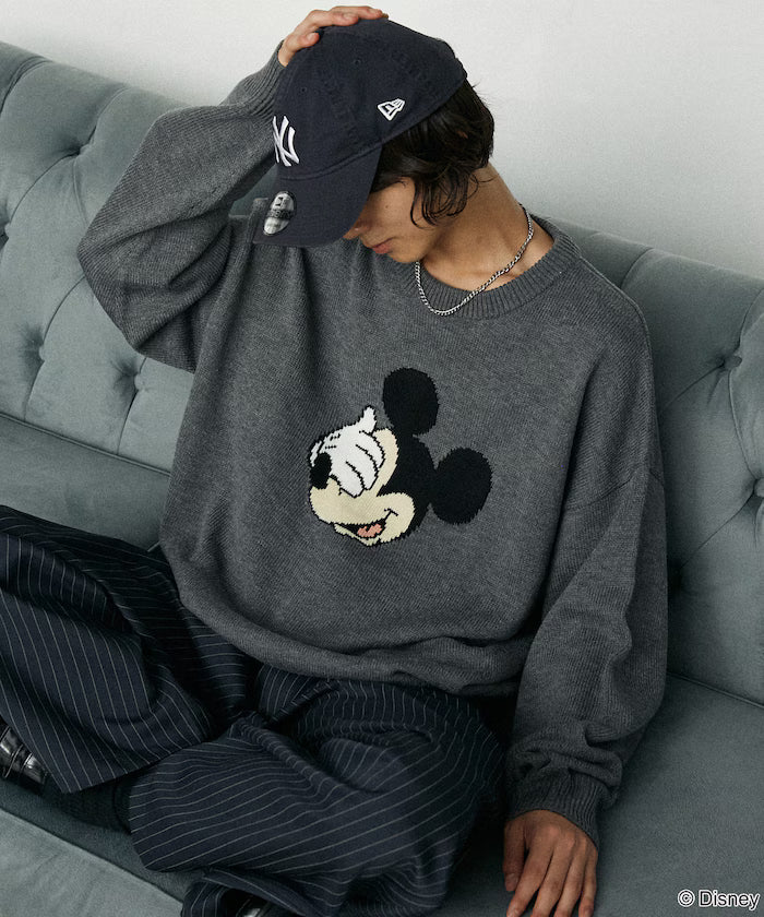 Custom Mickey Mouse Face Knit