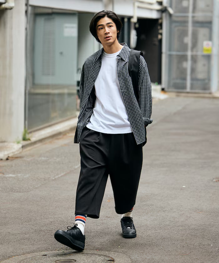 Limited Release Wide Silhouette Cool Touch Quarter-Length Sweatpants Contact Cooling