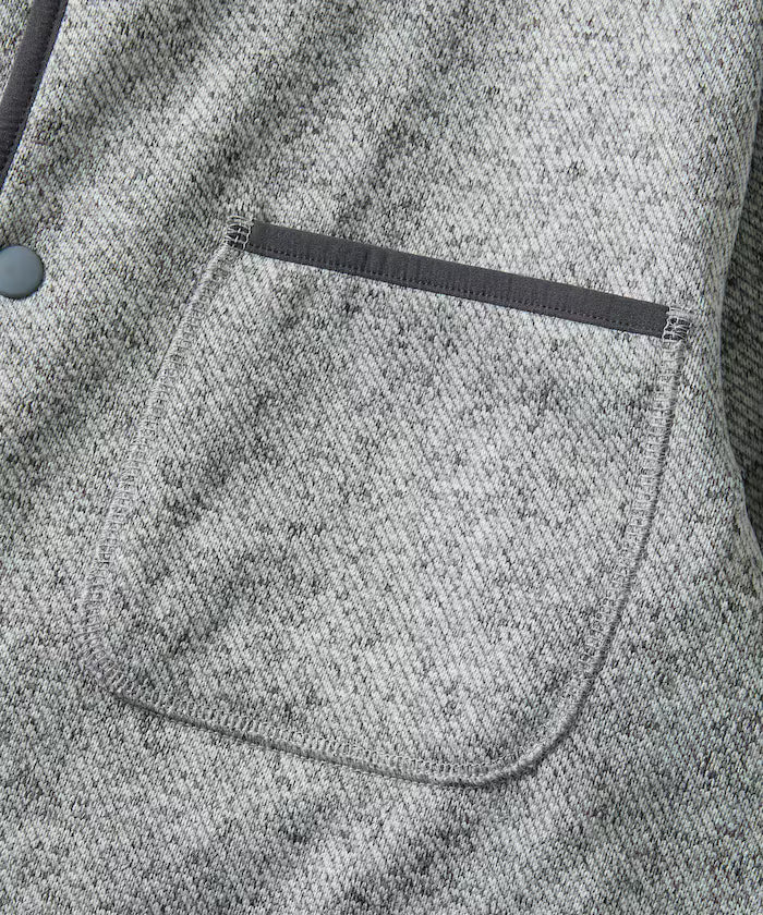 Relaxed Fit Knit Fleece Cardigan