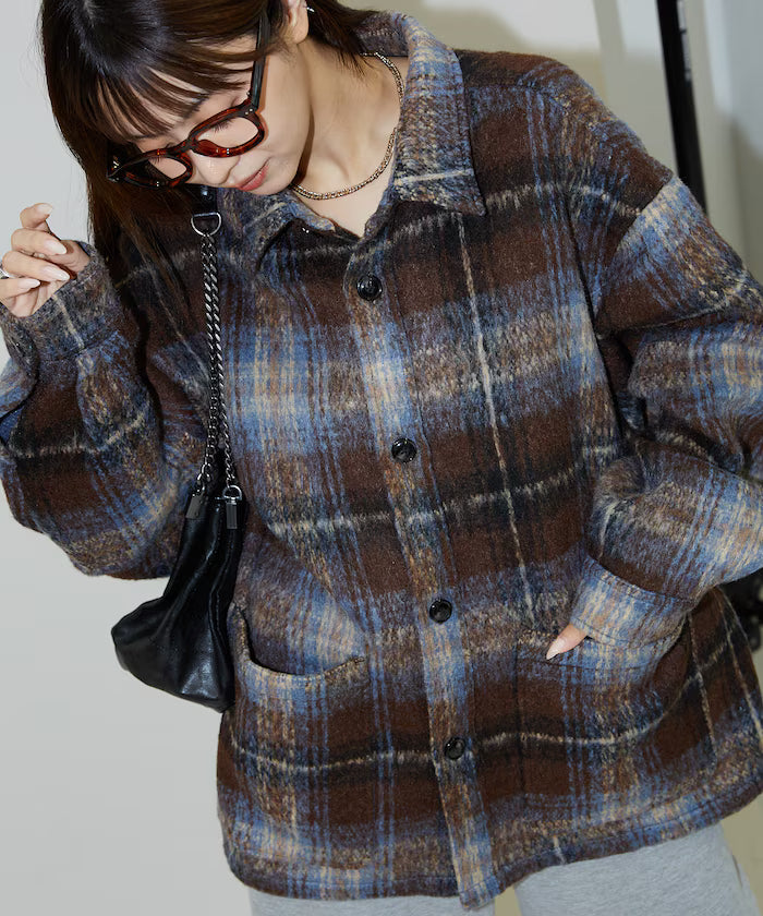 Shaggy Over Check Jacket [Limited Edition]