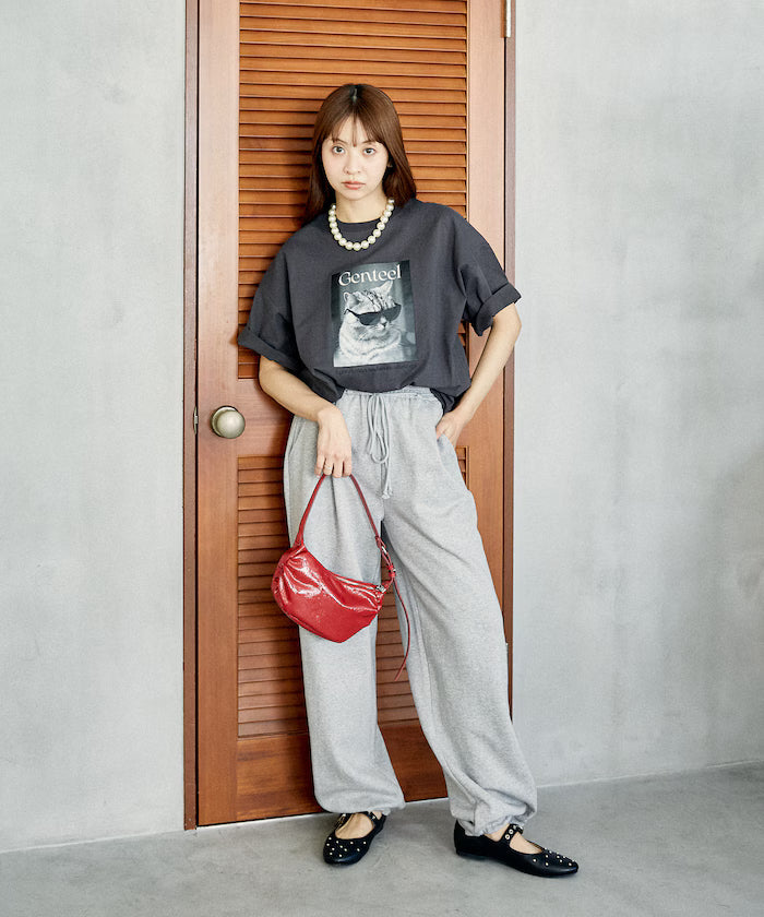 "Genteel" Cat Animal Print T-Shirt Limited Edition