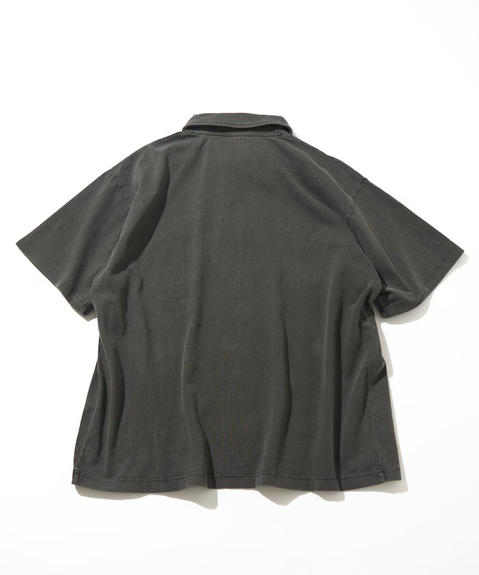 HEAVY WEIGHT/Heavyweight Pigment Short Sleeve Polo Shirt/T-shirt/10.5 oz