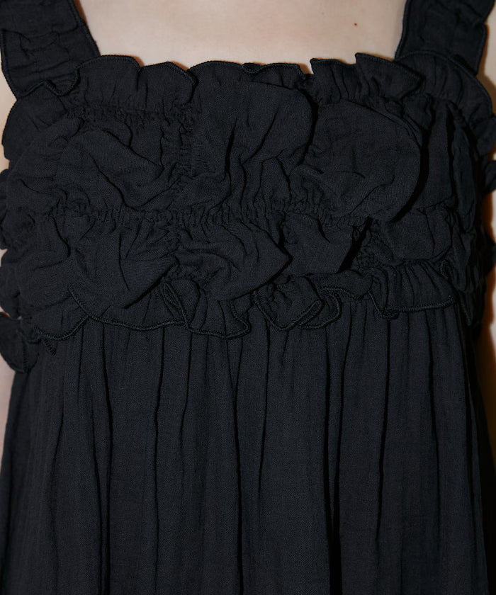 Double Gauze Gathered Camisole Blouse Limited Edition