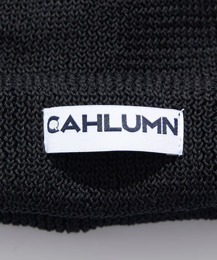 Straw Yarn Roll Knit Cap