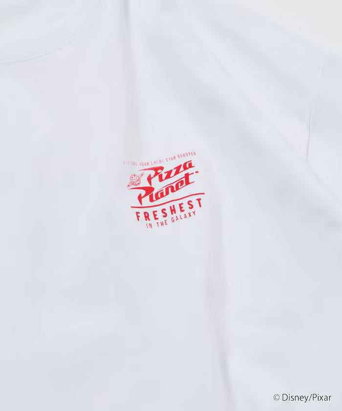 [TOY STORY] Exclusive Big Silhouette Back Print Crew Neck T-Shirt / Pizza Planet [Limited Edition]