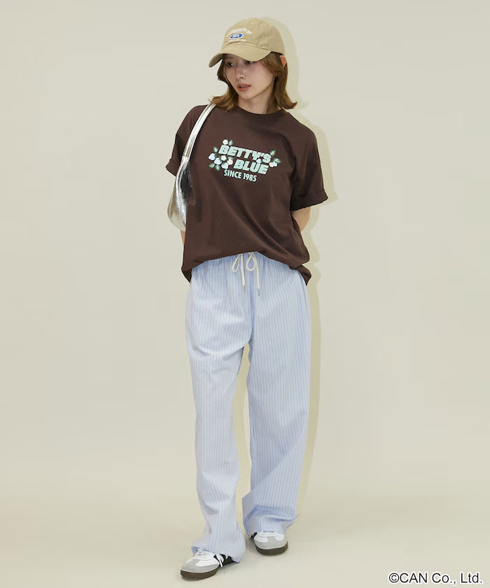 BETTY'S BLUE Flock Logo T-Shirt Limited Edition